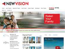 Tablet Screenshot of newvision.com.bd