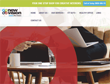 Tablet Screenshot of newvision.co.nz